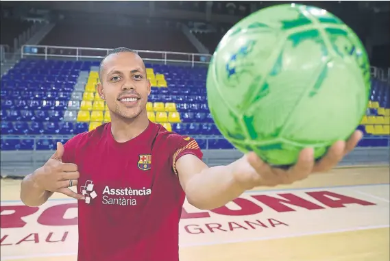  ?? FOTO: FCB ?? Ferrao será uno de los grandes peligros del Barça en la final liguera contra Levante y buscará cerrar la temporada conquistan­do un título que se escapó la temporada pasada