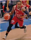  ?? CIAM-CAST ?? Tyrus McGee, 26 anni, è al primo anno a Pistoia