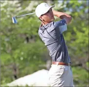  ?? Scott Herpst ?? LaFayette’s Grant Langford enjoyed a top 10 finish at the Class AAA boys’ state tournament in Evans after ending his two rounds at 1-over-par.