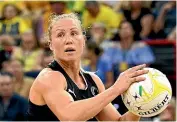  ?? GETTY IMAGES ?? Silver Ferns captain Laura Langman may switch to centre against Australia after a tough day for the Kiwi midcourt against England.