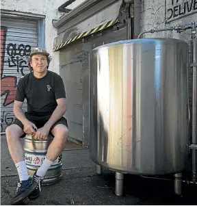  ?? KEVIN STENT/STUFF ?? Abandoned Brewery’s owner Tim Ward says the burglary of 50 kegs from his Lower Hutt premises will not change the company’s ‘‘never say die’’ attitude.