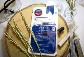  ??  ?? The bestsellin­g NMF Aquaring Ampoule Mask Ex.