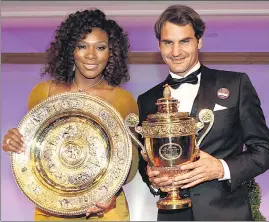  ?? GETTY IMAGES ?? Serena Williams and Roger Federer have enjoyed similar success.