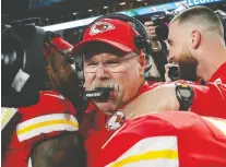  ?? SHANNON STAPLETON/ REUTERS ?? Kansas City Chiefs head coach Andy Reid says his team has to focus on being even better this season.