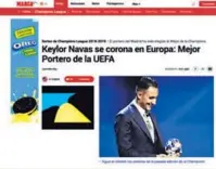  ??  ?? Diario ‘Marca’, España