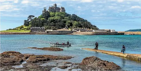  ?? GETTY IMAGES ?? St Michael's Mount is a medieval abbey-fortress, which is the Cornish counterpar­t of France’s Mont St Michel.