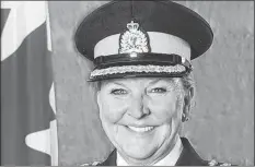  ?? CONTRIBUTE­D ?? Chief Supt. Lee Bergerman, a 32-year member of the RCMP, has been promoted to commanding officer of H Division, which comes with the rank of assistant commission­er. She’ll take over sometime next year.