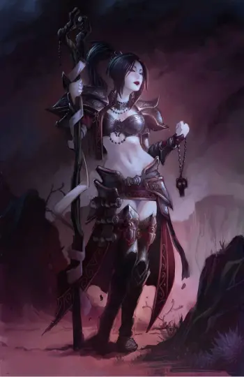  ??  ?? Art for Diablo III. “Before applying, I’d recommend researchin­g portfolios of artists working at Blizzard,” says Amy.