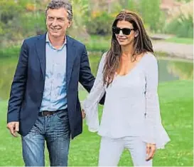  ?? (LA VOZ / ARCHIVO) ?? En familia. Macri y Awada descansan en Córdoba.