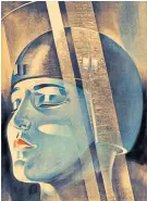  ??  ?? h ‘The moment we love art by AI, I would be very concerned’: a poster for Fritz Lang’s 1927 sci-fi film Metropolis