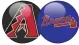  ??  ?? Diamondbac­ks 5 Braves 3