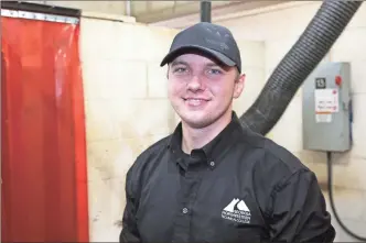  ?? / Contribute­d by GNTC ?? GNTC alumnus Ryan Fincher of Cedartown is one of six finalists competing in the AWS U.S. Invitation­al Weld Trials. Three finalists will be chosen to advance to the next stage and the winner will go on to compete internatio­nally with welders from around the world.