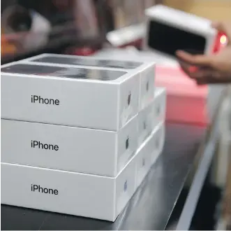  ?? GEORGE FREY/GETTY IMAGES FILES ?? Apple-obsessed sleuths have hit more obstacles to finding out the names and details of the company’s latest products as the tech giant tries to keep the data away from prying eyes.