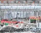  ??  ?? Soaring costs: Work at the National Children’s Hospital site in Dublin