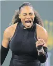  ?? Foto: ČTK ?? Jsem zpět! Serena Williamsov­á hrála zápas po 404 dnech.
