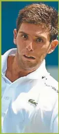  ?? CEDOC PERFIL ?? DELBONIS. Vuelve tras la Davis. Va ante Steve Johnson.