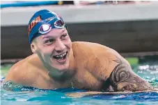  ??  ?? ESTRELLA. Caeleb Dressel, nombrado nadador del año en Estados Unidos, estará en el mundial de Hangzhou.