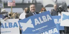  ??  ?? 0 Alex Salmond wants immediate independen­ce talks