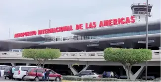 ?? F. EXTERNA ?? El Aeropuerto Internacio­nal Las Américas cuenta con tres niveles y un sótano.