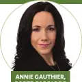  ??  ?? ANNIE GAUTHIER, PORTE-PAROLE DE CAA-QUÉBEC