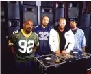  ??  ?? Cypress Hill with DJ Muggs (second right). Photograph: Robert Knight Archive/Redferns