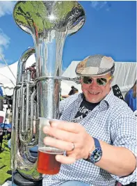  ?? ?? Popular The Beer Festival attracts thousands of people