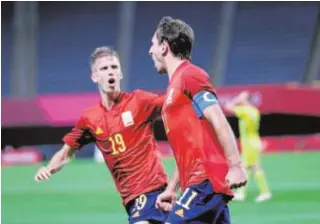  ?? // EFE ?? Oyarzabal celebra el único tanto de ayer ante Australia