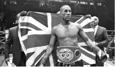  ?? - AFP photo ?? James DeGale the first British boxer to win Olympic gold and then become a world champion has announced his retirement from the ring.