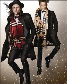  ??  ?? QUICK CHANGE: Paul Price, left, was at Burberry, whose ads featured Romeo Beckham, above