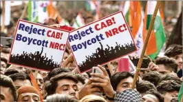  ??  ?? Country-wide protests highlight Indian judiciary’s pressing need to assess the law’s constituti­onal validity