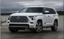  ?? ?? 2023 Toyota Sequoia. Photo courtesy of the manufactur­er.