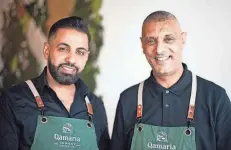  ?? COURTNEY HERGESHEIM­ER/ COLUMBUS DISPATCH ?? The recently opened Qamaria Yemeni Coffee Co., at 3221 Hilliard Rome Road, Hilliard, is co-owned by Abdul Nagi, right, and, Najme Gabbar, left.