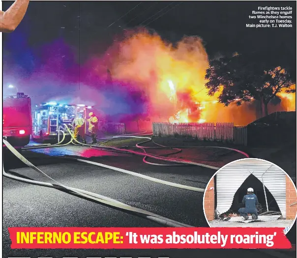 FAMILY FLEES FLAMES PressReader