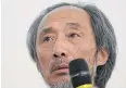  ??  ?? EXERCISING FREEDOMS: Dissident Chinese author Ma Jian speaks in Hong Kong.