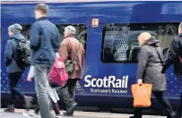  ??  ?? Campaign Scotland needs a rail service for commuters not shareholde­rs says Claire Baker