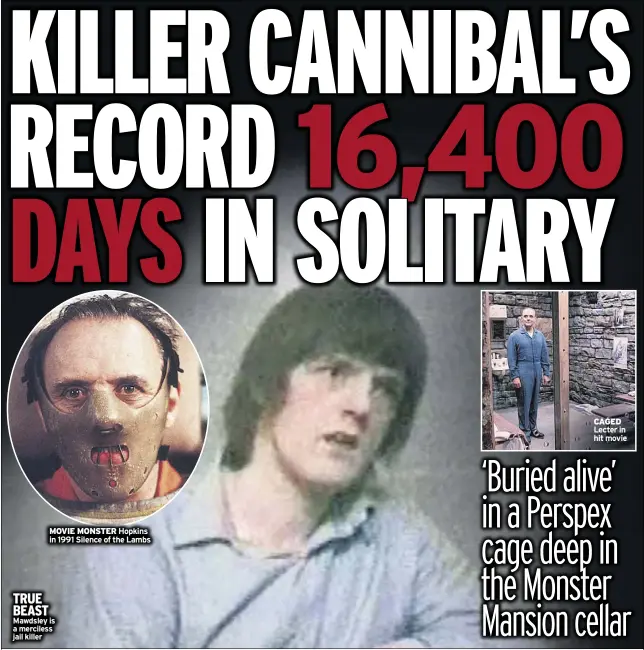  ?? TRUE BEAST Mawdsley is a merciless jail killer ??