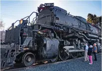  ??  ?? Track star: A Big Boy steam engine in the U.S.