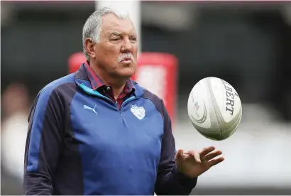  ?? Picture: Gallo Images ?? WORDS OF WISDOM. Limiting mistakes in the Jukskei derby against the Lions at Loftus Versfeld today will be key, says Blue Bulls coach Pote Human.