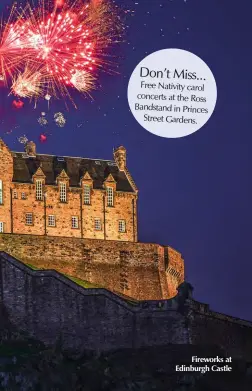  ?? ?? Fireworks at Edinburgh Castle