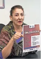  ?? ?? guadalupe díaz Martínez, jefa del Departamen­to de Atención del Instituto Municipal de las Mujeres