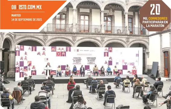  ??  ?? El anuncio fue hecho por las autoridade­s capitalina­s en el Museo de la Ciudad de México.