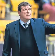  ??  ?? St Johnstone manager Tommy Wright.