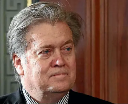  ?? PHOTO: GETTY IMAGES ?? The first weeks of Donald Trump’s presidency have indicated that his chief adviser Steve Bannon’s influence exceeds that of vice-president Mike Pence and incoming White House chief of staff Reince Priebus.