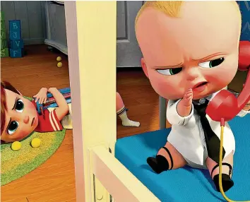  ??  ?? Wie ein gewisser Donald Trump: «The Boss Baby» ist gierig und schreit gern «You’re fired!»