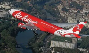  ??  ?? IN THE AIR: One of the world’s top low-cost airlines, AirAsia, has flagged possible flights from Toowoomba to Malaysia.