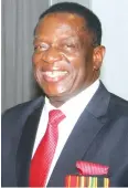  ??  ?? President Mnangagwa