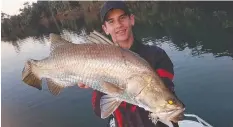  ?? Picture: SUPPLIED ?? NICE CATCH: Jai Swan with an 80cm-plus barra caught casting soft plastics recently in the southern river systems.