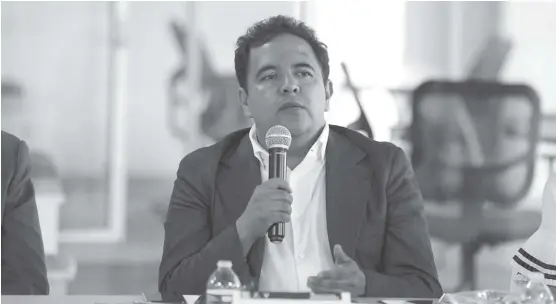  ?? JORGE SÁNCHEZ ?? Lamán Carranza: se consultará a la ciudadanía a través de foros.