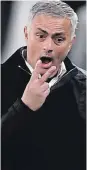  ??  ?? Celebratio­n: United boss Jose Mourinho