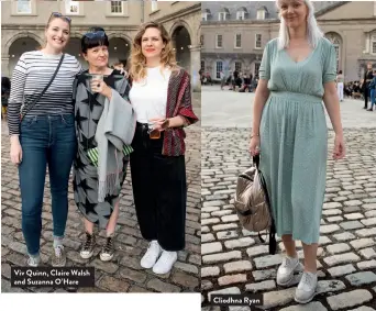  ??  ?? Viv Quinn, Claire Walsh and Suzanna O’Hare
Cliodhna Ryan